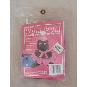 FIBRE-CRAFT WOM POM Animated pom pom greeting